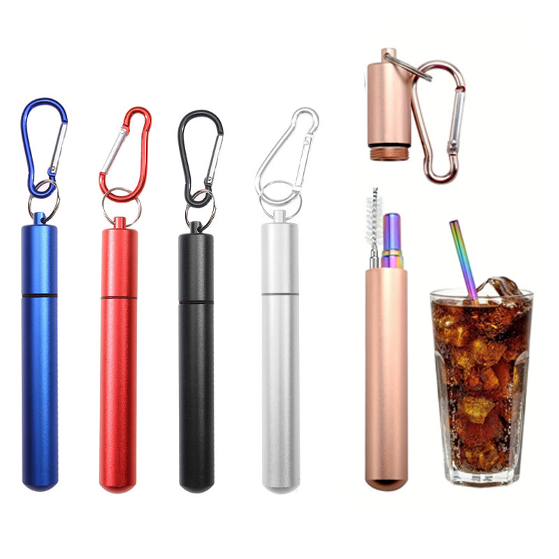 Reusable Telescopic Straw Stai - Phone Cases The Dairy บทวิจารณ์และราคา