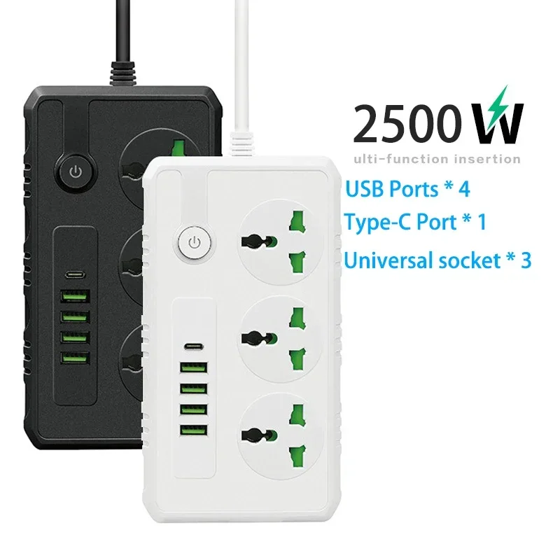 Power Strip with 4 USB and 1 T - Phone Cases Uk บทวิจารณ์และราคา