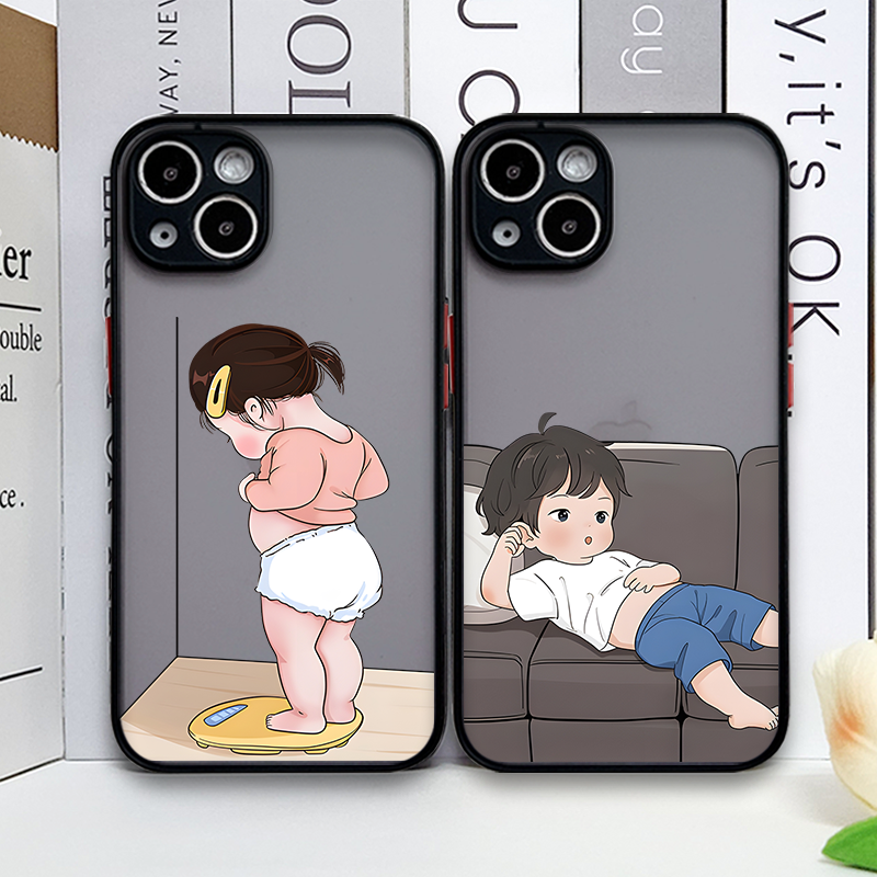 Creative Cartoon Boy Girl Pair - Phone Cases Xr Boys บทวิจารณ์และราคา