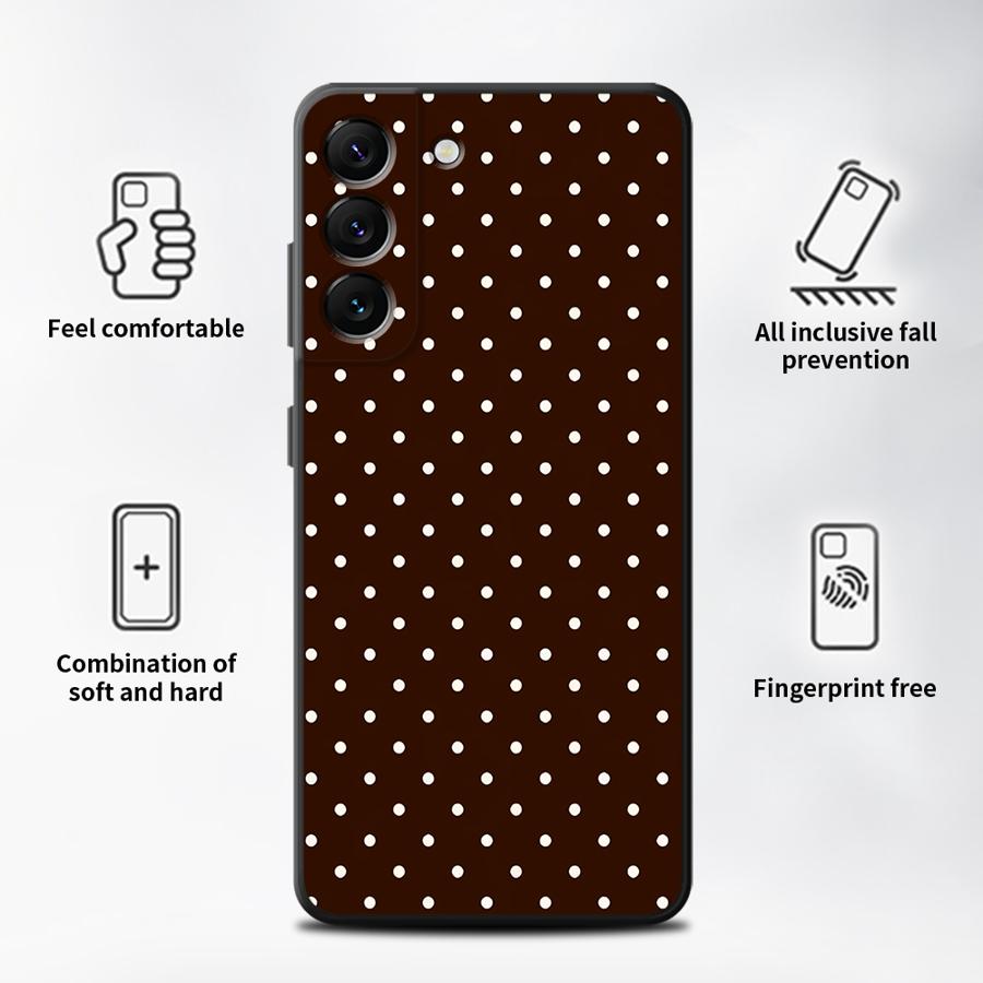 Retro Polka Dots Case for Sams - Phone Cases Polka Dot บทวิจารณ์และราคา