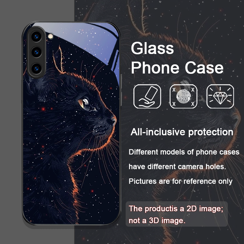 Black Personality Cool Cat Tem - Phone Cases Cat บทวิจารณ์และราคา