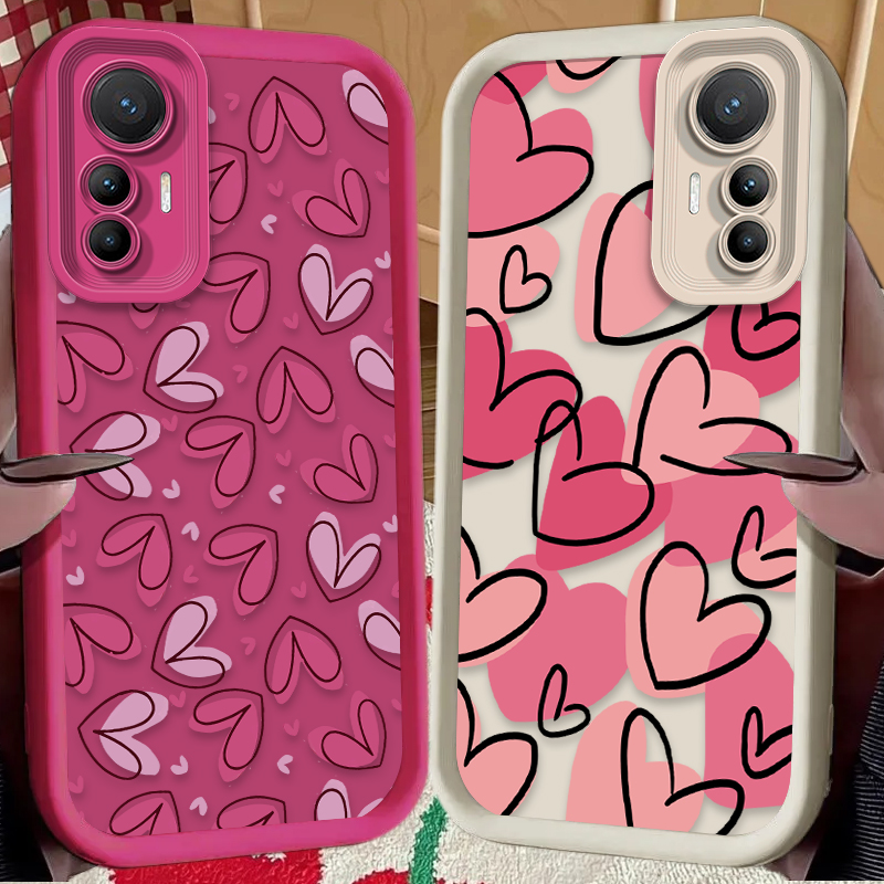 Cute Pink Love Heart Case for  - Phone Cases For Samsung S21 5G บทวิจารณ์และราคา