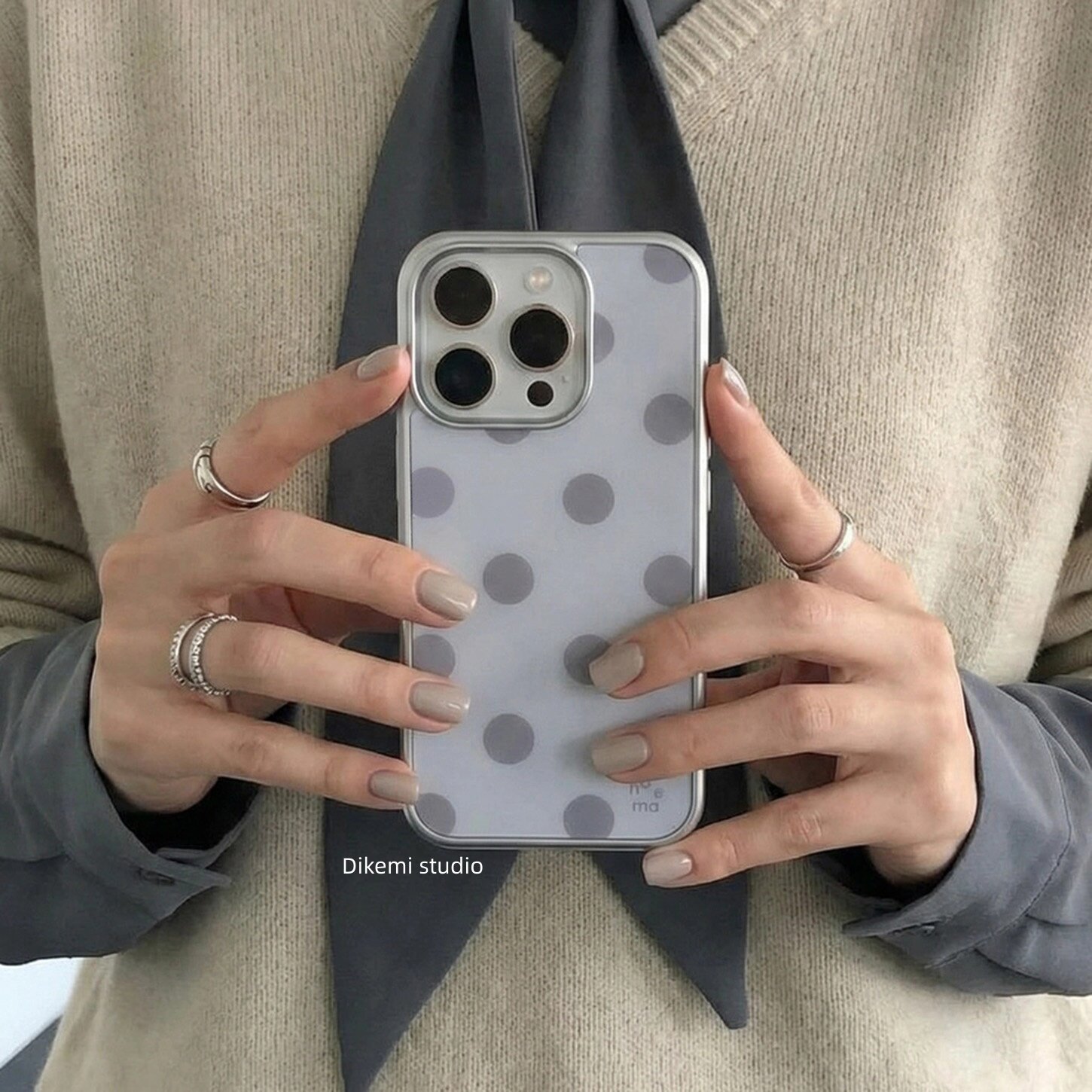 Korean Ins Gentle Relaxation L - Phone Cases Polka Dot บทวิจารณ์และราคา