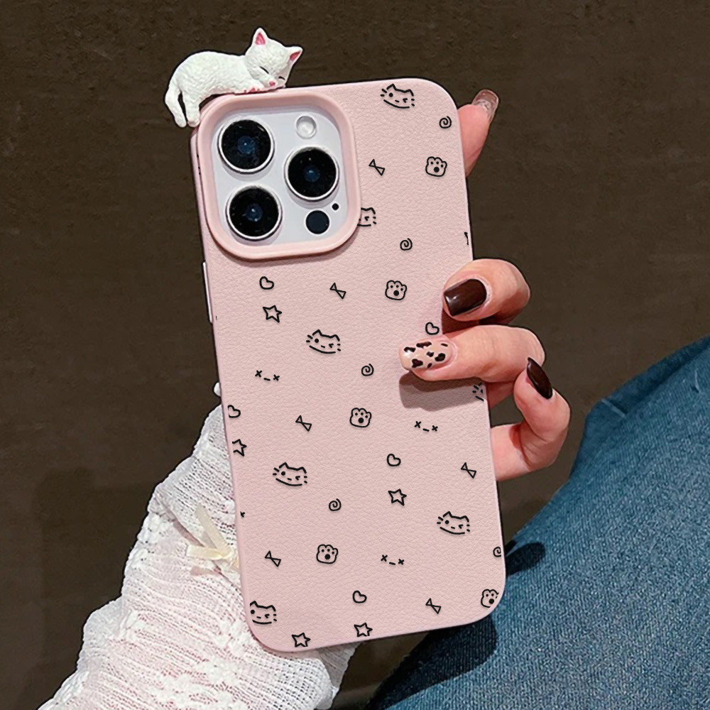 Fish Cat Cartoon Case With 3D  - Phone Cases Cat บทวิจารณ์และราคา
