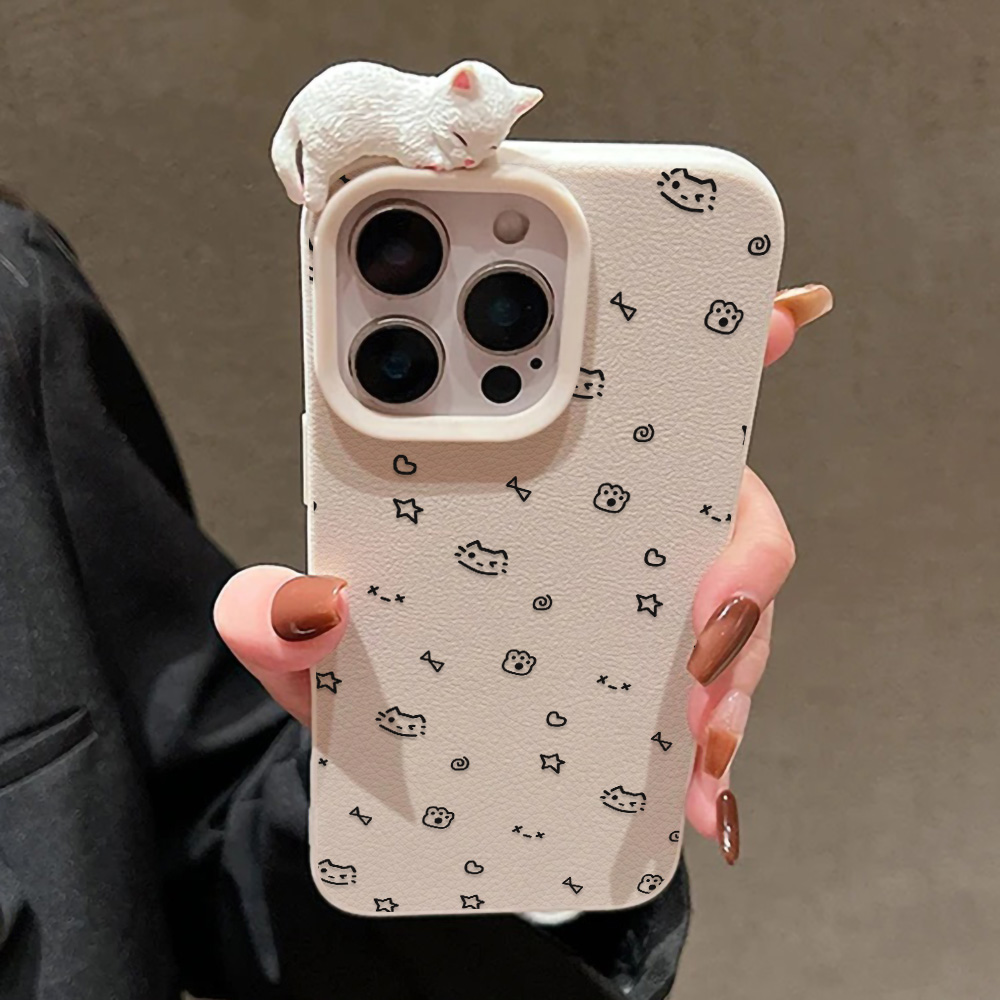 Fish Cat Cartoon Case With 3D  - Phone Cases Cat บทวิจารณ์และราคา