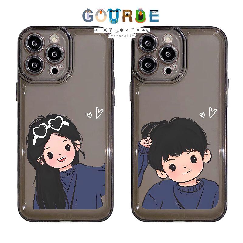 Gourde Cute boy girl couple ca - Phone Cases Xr Boys บทวิจารณ์และราคา