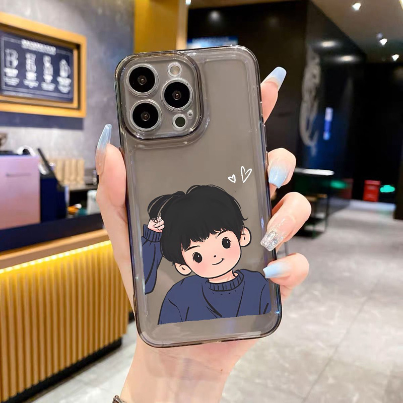 Gourde Cute boy girl couple ca - Phone Cases Xr Boys บทวิจารณ์และราคา