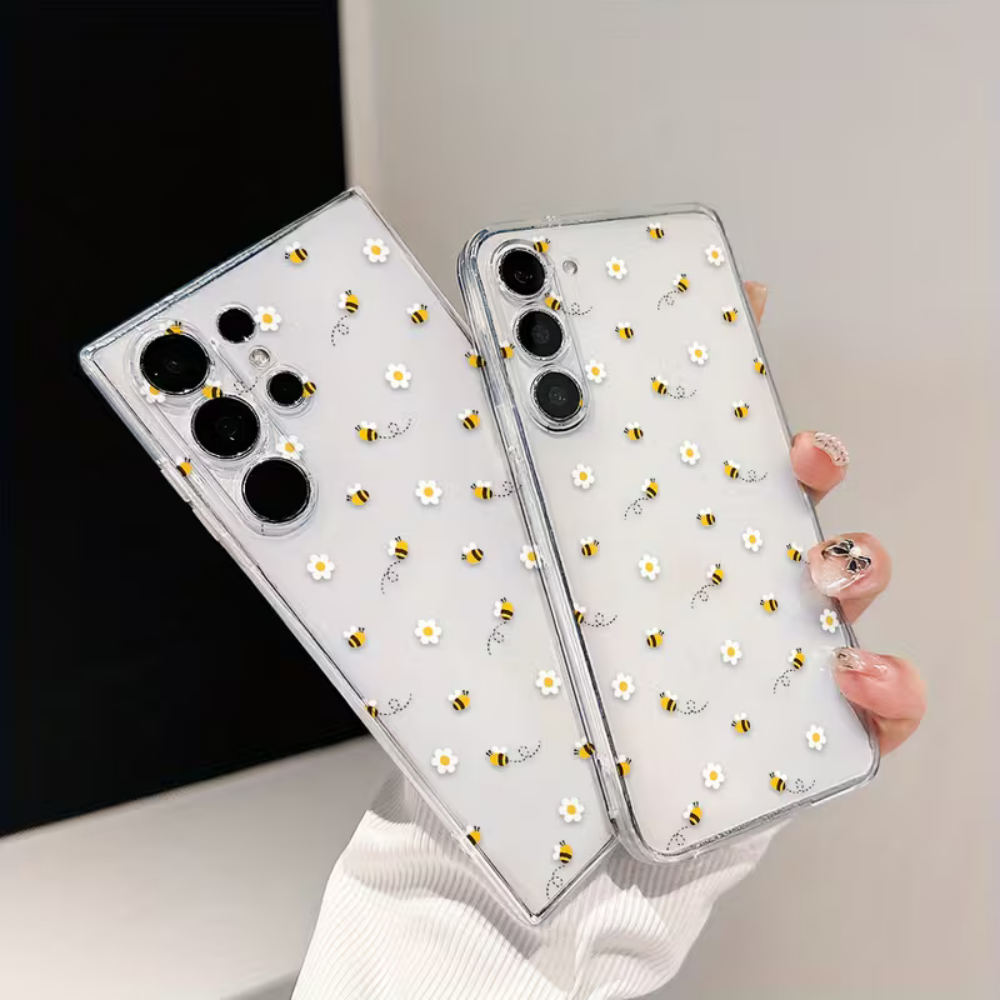 Bee White Flower Phone Case Fo - Phone Cases Samsung S25 Ultra บทวิจารณ์และราคา