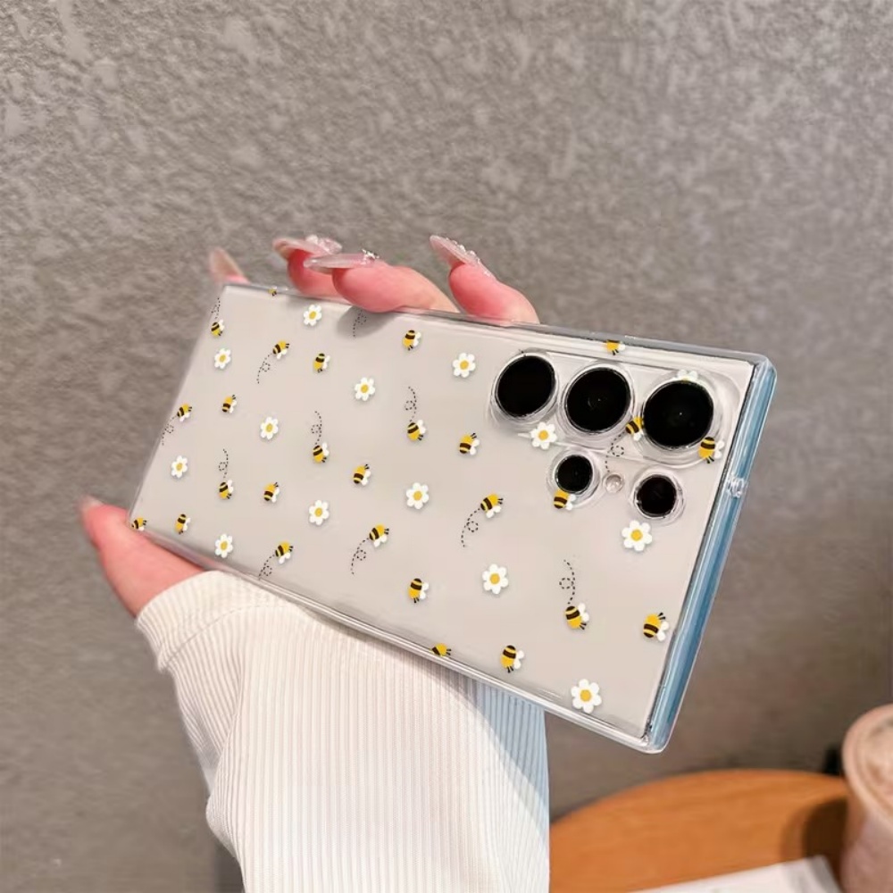 Bee White Flower Phone Case Fo - Phone Cases Samsung S25 Ultra บทวิจารณ์และราคา