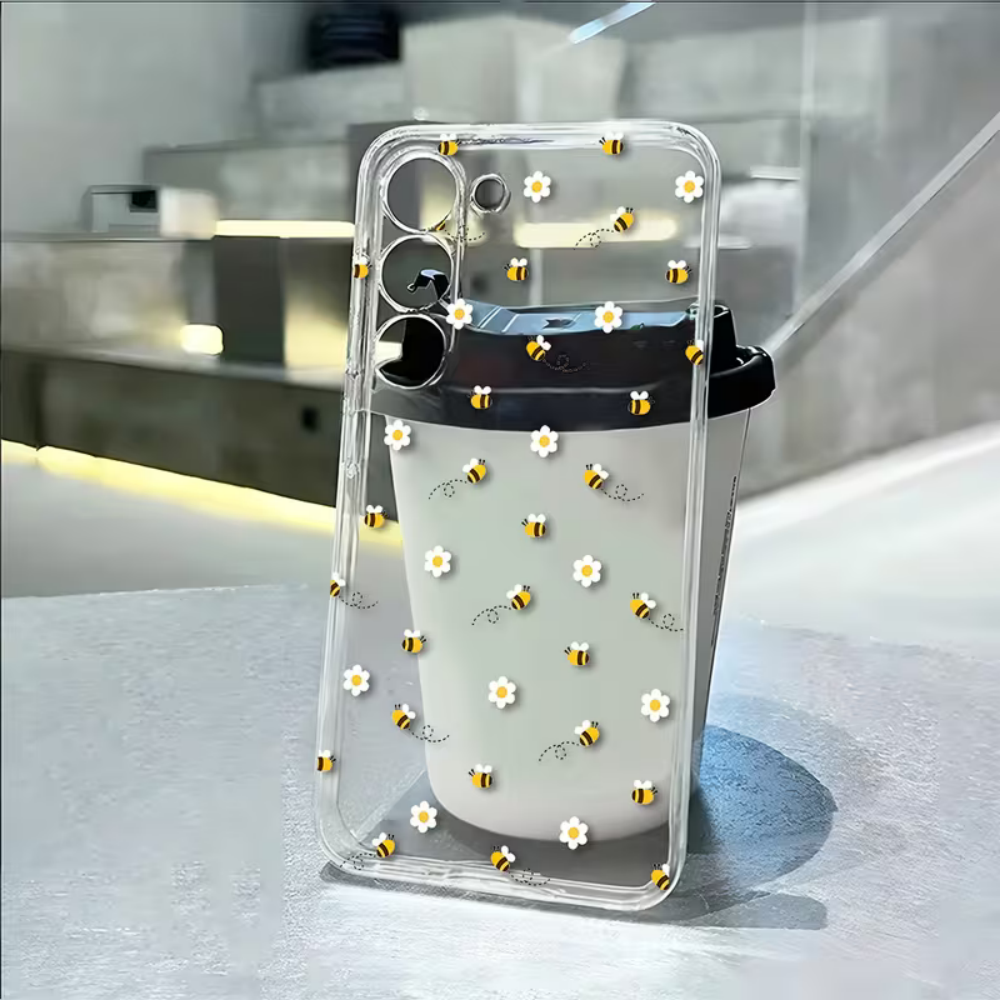 Bee White Flower Phone Case Fo - Phone Cases Samsung S25 Ultra บทวิจารณ์และราคา