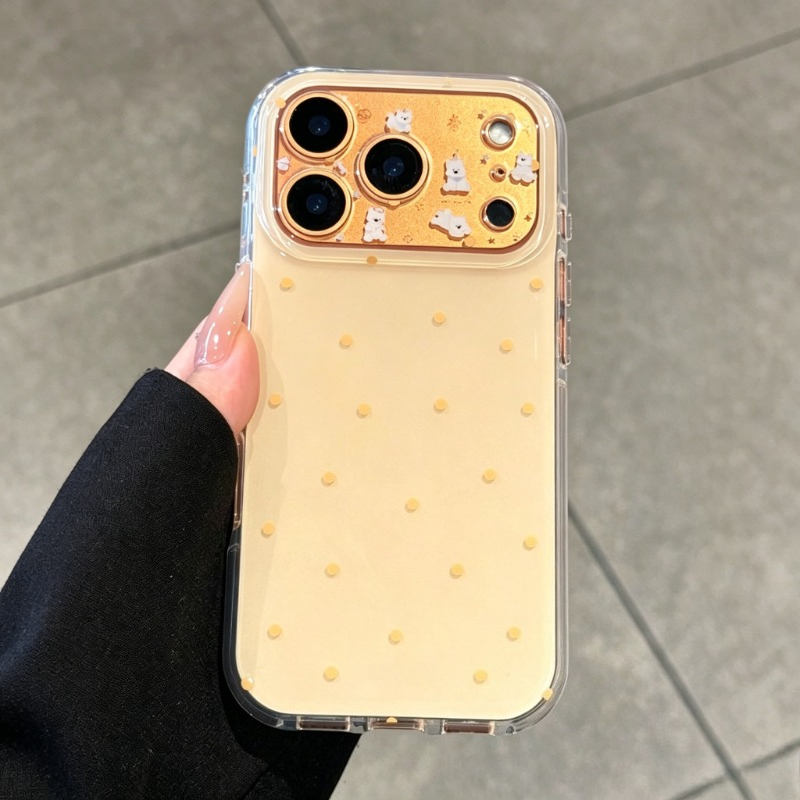 Fashion Cute Yellow Polka Dot  - Phone Cases Polka Dot บทวิจารณ์และราคา