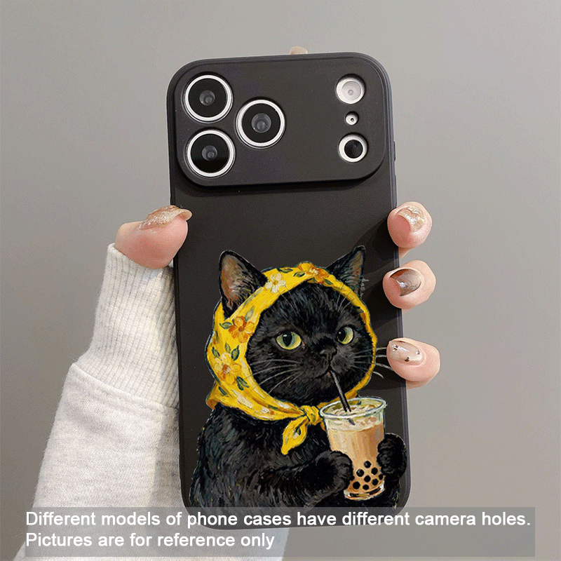 Funny Cartoon Animal Cat Coupl - Phone Cases Cat บทวิจารณ์และราคา