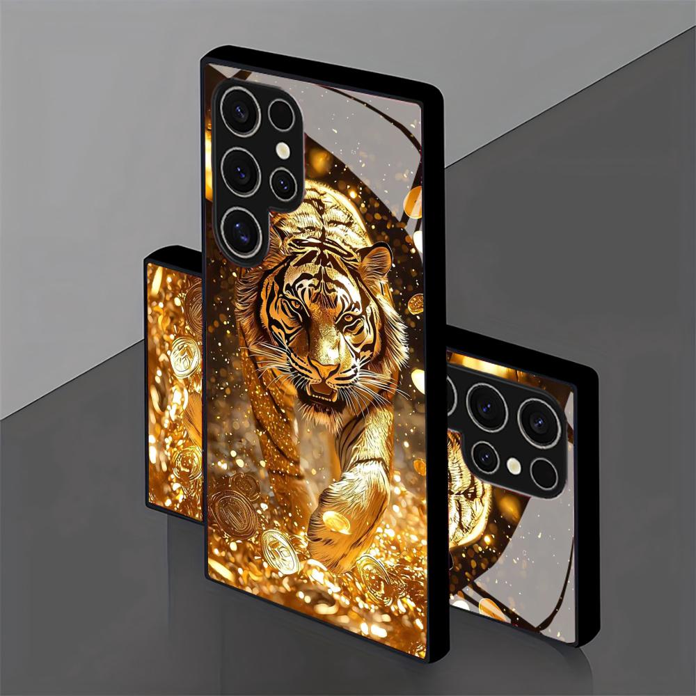 Tiger pattern glass Phone Case - Phone Cases For Samsung S21 5G บทวิจารณ์และราคา