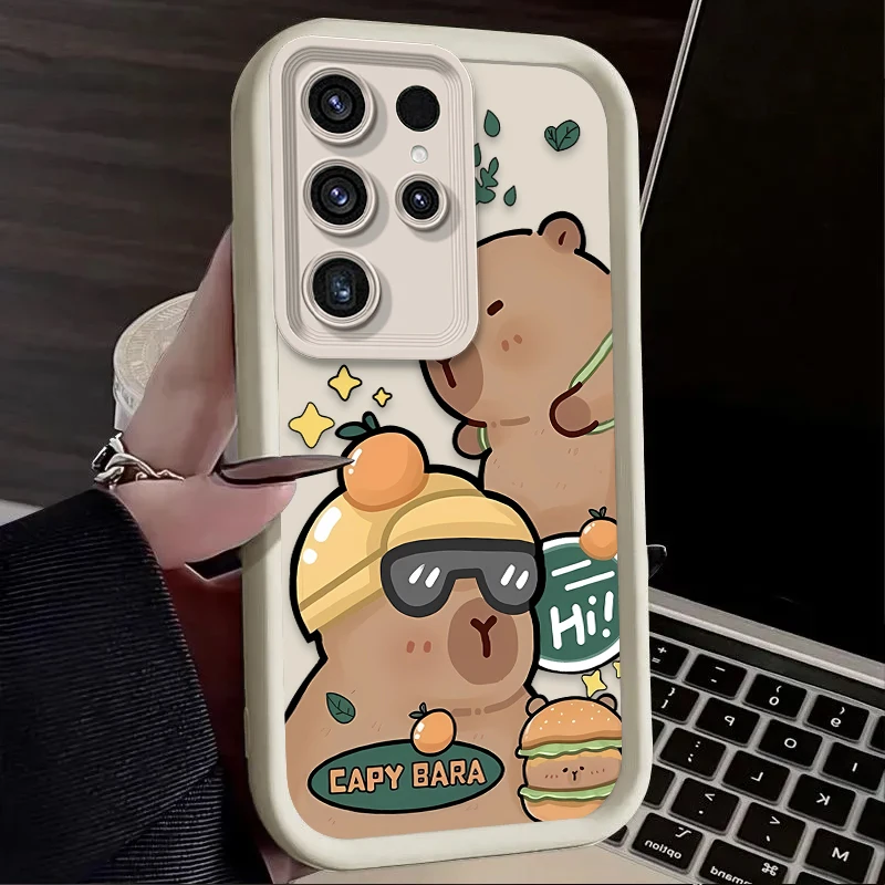 Cool Capybara Soft Phone Case  - Phone Cases For Samsung S21 5G บทวิจารณ์และราคา