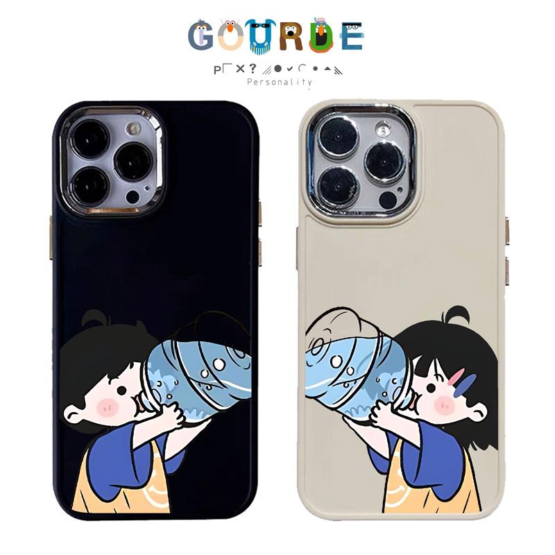 Gourde Cute drinking water boy - Phone Cases Xr Boys บทวิจารณ์และราคา