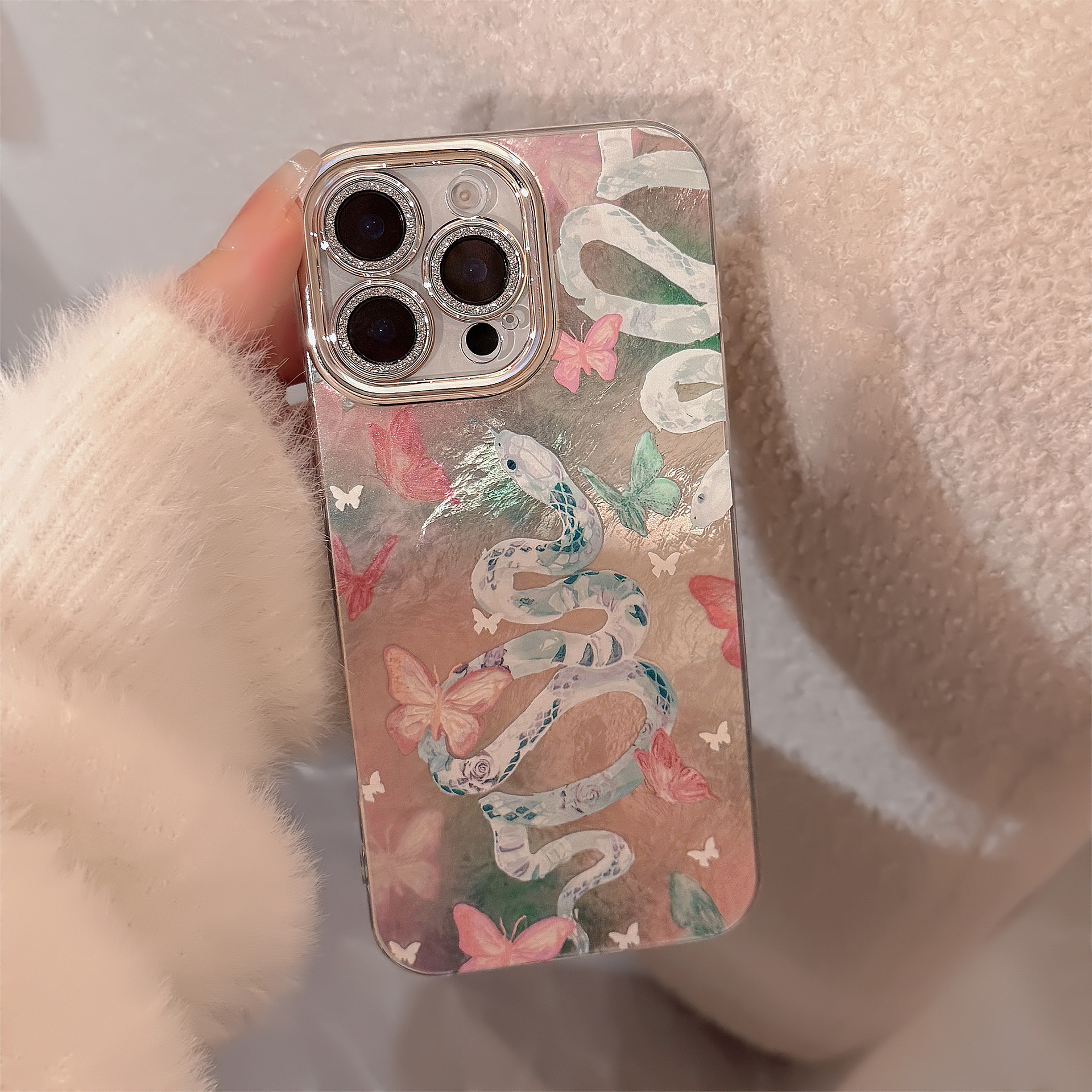 Luxury Snake Butterfly Iridesc - Phone Cases Ysl บทวิจารณ์และราคา