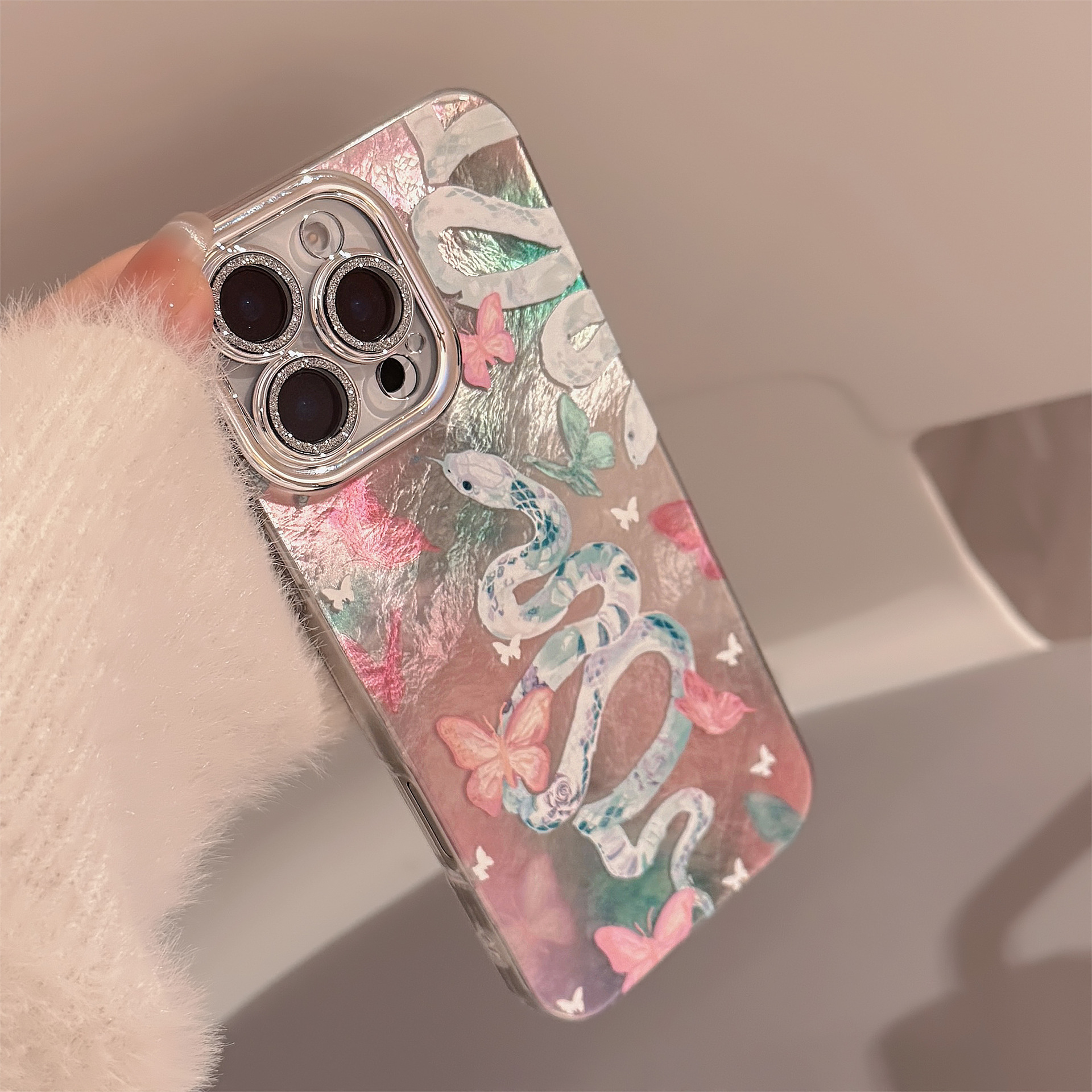 Luxury Snake Butterfly Iridesc - Phone Cases Ysl บทวิจารณ์และราคา
